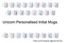 Unicorn Personalised Initial