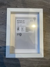 Brand New IKEA RODALM White Picture Frame 13x18 cm 5x7 " 105.488.72
