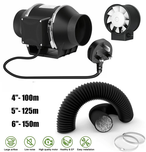 Smoke inline extractor fan - smoke,