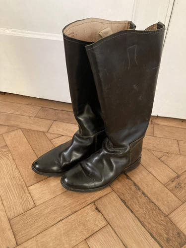 Vintage leather riding - riding, boots