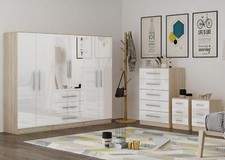 6 Door Wardrobe Bedroom Set