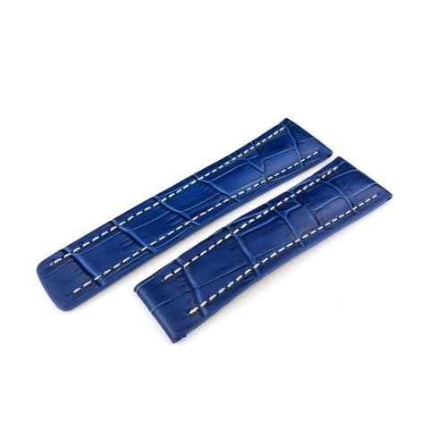 24mm blue croco genuine - 22,