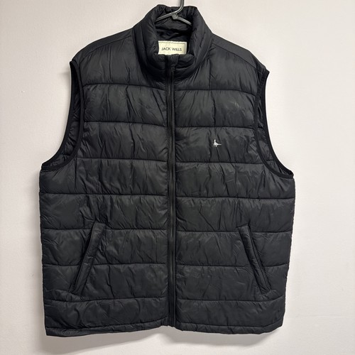 Jack wills gilet black puffer - jack,