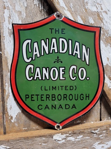 Vintage canadian canoe - canadian,