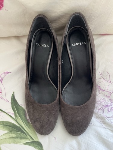 Carvela grey suede court shoes - carvela,