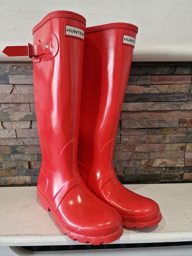 Hunter red wellies - red,