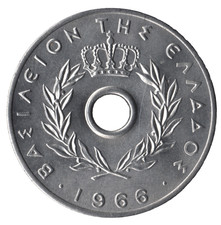 1966 Greece 10 Lepta –