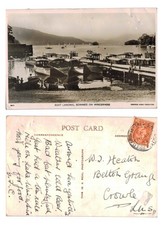 Vintage postcard boat - vintage,