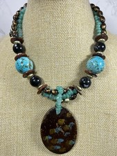 Statement Chunky Blue Acrylic