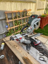 Metabo KGS 216 M 216mm Single Bevel Sliding Mitre Saw 110V/1500W 613216390