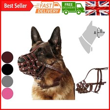 Leather Dog Muzzle for German