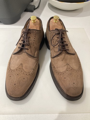 Barbour suede derby brogues - barbour,