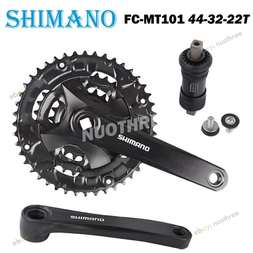 Mtb crankset 22t - 44-32-22t, 3x9