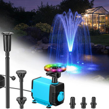 Pond Fountain with RGB Lights