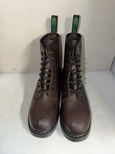 Solovair brown greasy - solovair, leather