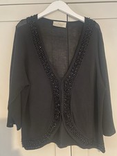 Womans Ann Harvey BlackBeaded