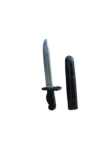 Vintage action man black - action,