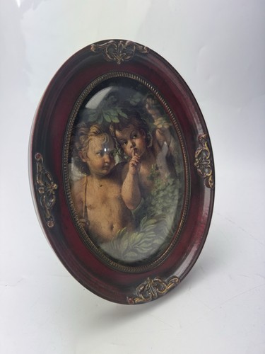 Vintage oval photo frame - vintage,