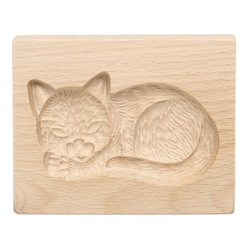 Wooden cookie mould - wooden,