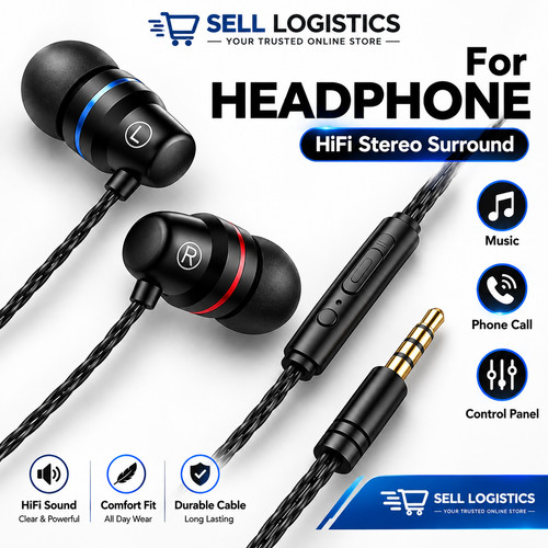 Earphones wired headphones - earphones,