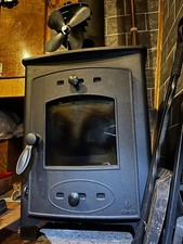  Arada Wood Log Burner Stove Back Boiler  Multifuel 5kw Narrowboat Campervan 