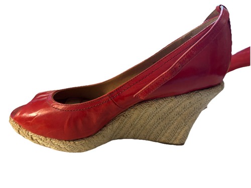 Evans ladies red summer wedge - summer,