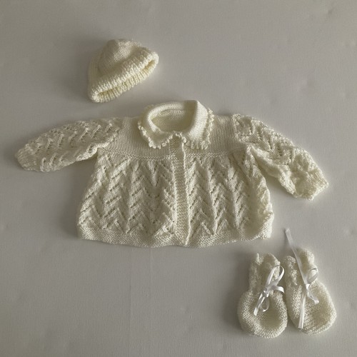 Hand knitted baby - knitted, matinee