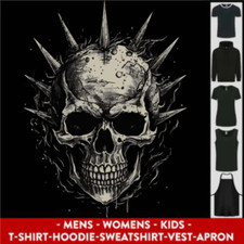 Punk Rock Skull Mens Womens