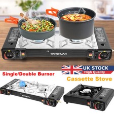 Portable double burner - burner, gas