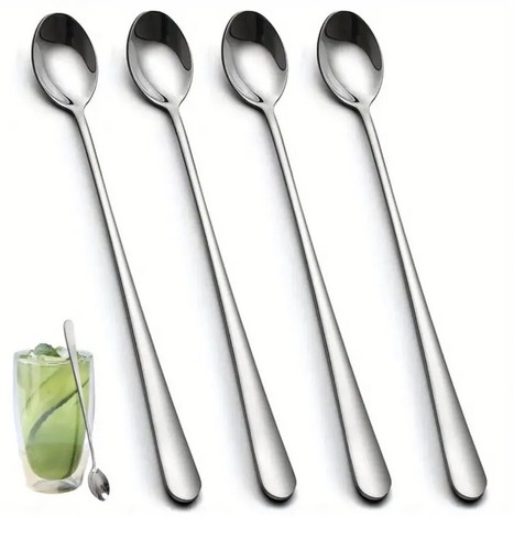 Long handle latte spoons - latte,