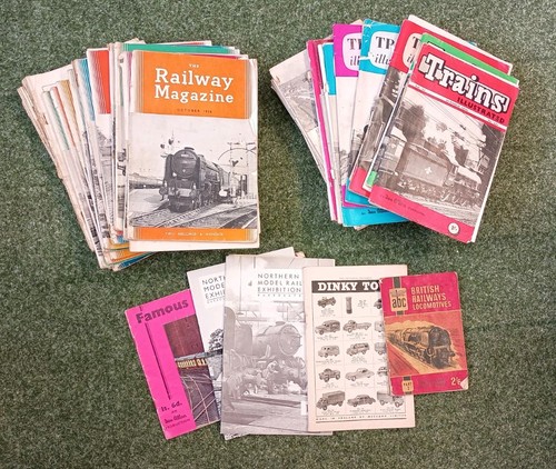 Vintage railway magazine - vintage,