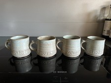 4 x  Studio Pottery Mugs -