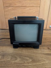 Roadstar 10" Portable Colour CRT Cube TV Retro Gaming Television 