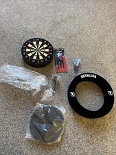 Ruthless Mini Dart Set Dartboard Surround Stand Display Stand 6 X Darts