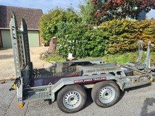 Brian James Plant Digger Excavator Trailer 2700kg. 9ft 2 x 4ft 3. no vat 