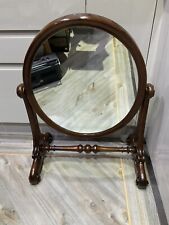 Victorian Dressing Table Mirror Beautiful Turned Mahogany Stand 