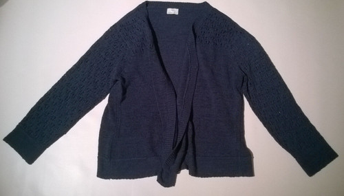 Ladies cardigan blue - cardigan,
