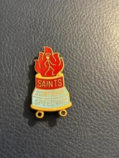 Vintage Speedway Pin Badge 1970s Scunthorpe Speedway Saints Collectible Badge