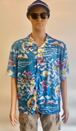 Vintage blue hawaii - hawaii, shirt
