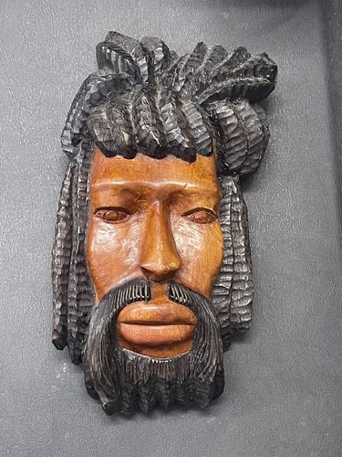 Vintage jamaican carved wood - jamaican,