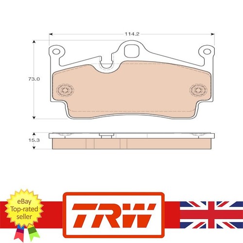 Brake pad set for - set, 718
