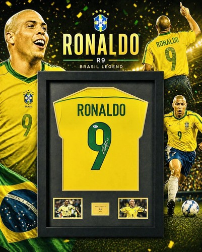 Ronaldo beckett signed shirt - beckett,