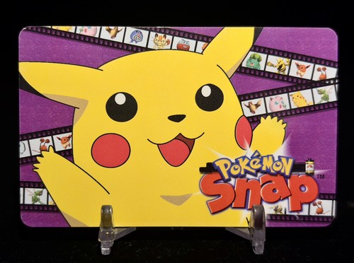 Pikachu pokémon snap card - nm,