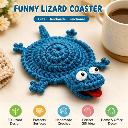 4pcs crochet animal - crochet, coasters