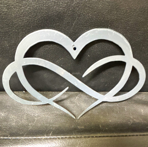 Metal heart wall hanging - metal,