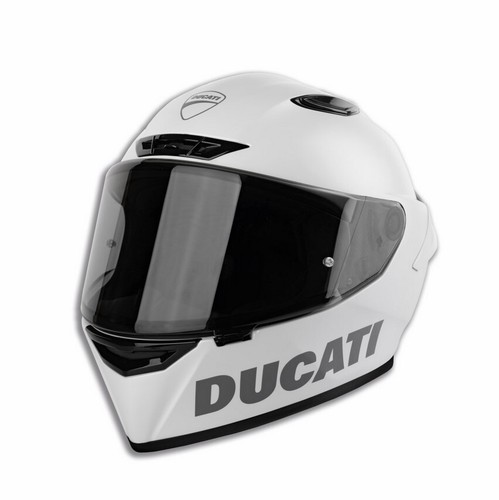 Helmet ducati logo white - ducati,