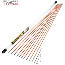 CK MightyRod T5410 Electrical Cable Access Rod Set10m Hook Eye Threading Adapter