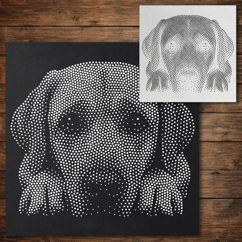 Labrador retriever stipple - retriever,