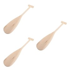  3 PCS Paddle Child Canoe Boat Wood Paddles Kids Size Wooden Oars
