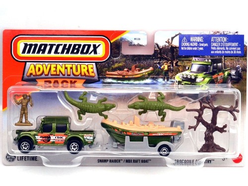 Matchbox swamp mbx raft boat - &,